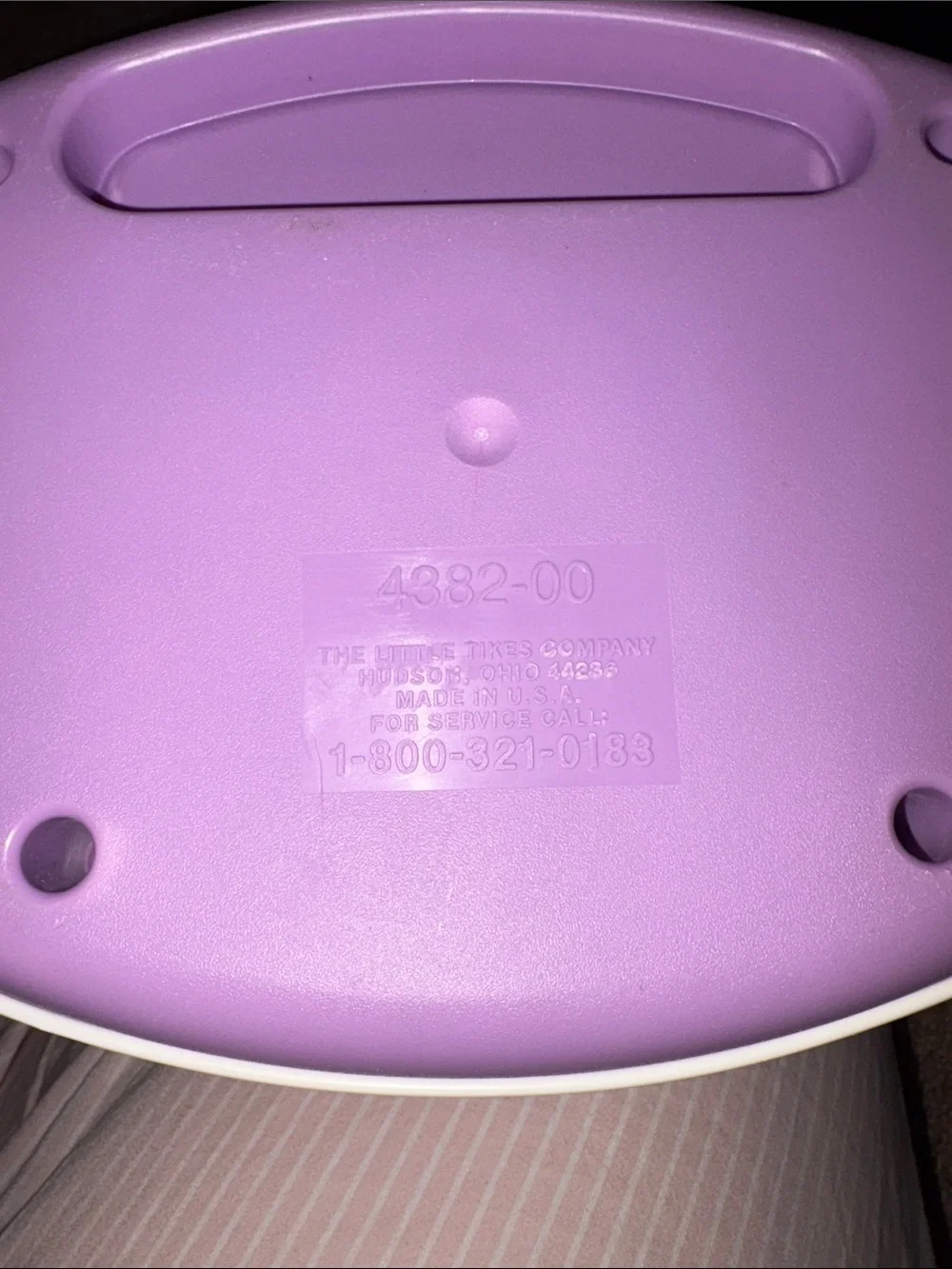 Vintage Little Tikes Purple Mirror Play Vanity